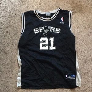 21 offical tim duncan spurs jersey